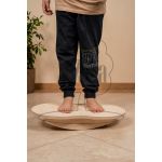 Balance board with adjustable inclination in use