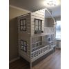 Bunk bed with decorative board finish, Zipa