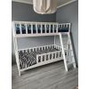 Bunk bed with inclined ladder