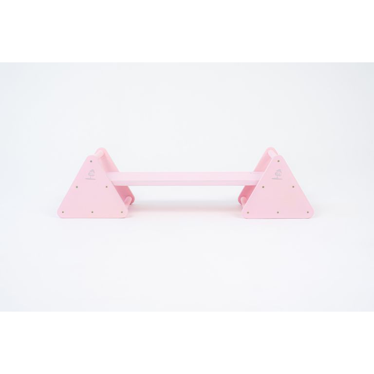Balance constructor, pink. The board is placed on the middle spacers.