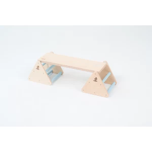 ZiPa balance constructor, brown-blue, board on top spars