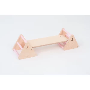 ZiPa Balance constructor, brown and pink, board on middle spars