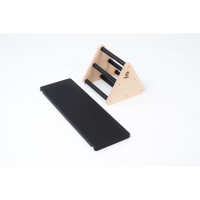 ZiPa balance constructor, brown and black. Triangle and board