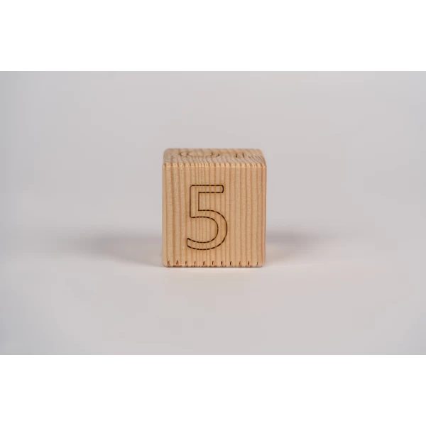 Математические кубики. Деревянные кубики. Блоки из сосновой древесины 4,5 x 4,5 x 4,5 см!