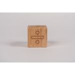 Математические кубики. Деревянные кубики. Блоки из сосновой древесины 4,5 x 4,5 x 4,5 см!