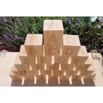 English alphabet set Wooden alphabet.